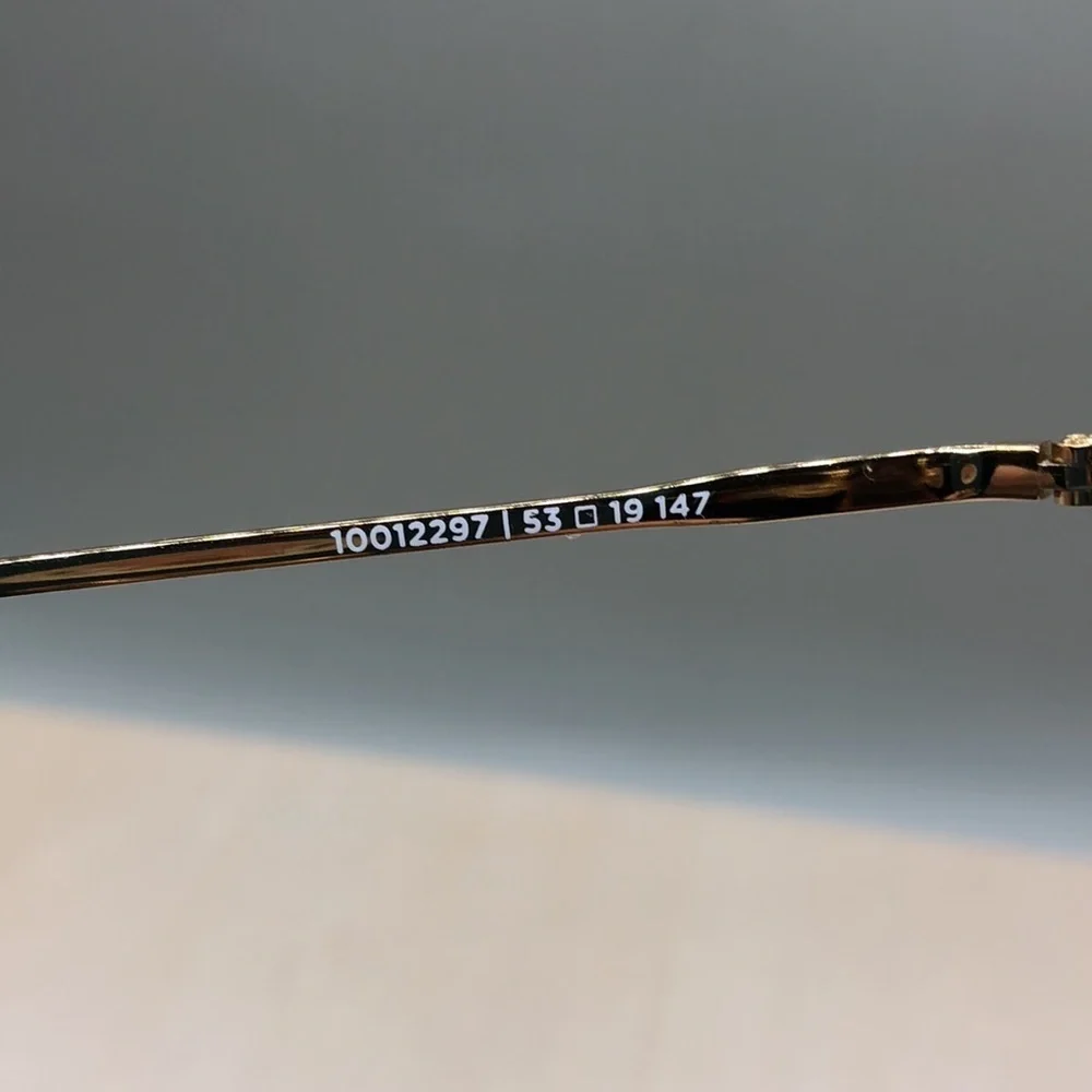 Toms Melrose Sunglasses Aviator Style Gold Frame 53-19-147